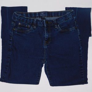 GAP kids dark blue skinny jeans